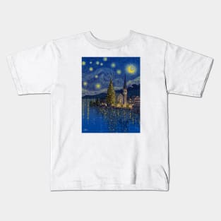 Christmas Lake Kids T-Shirt